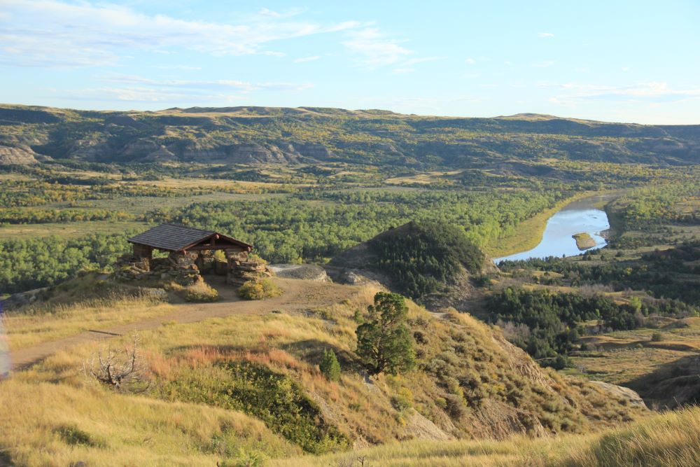 Overlook of Theodore Roosevelt National Park - North Unit